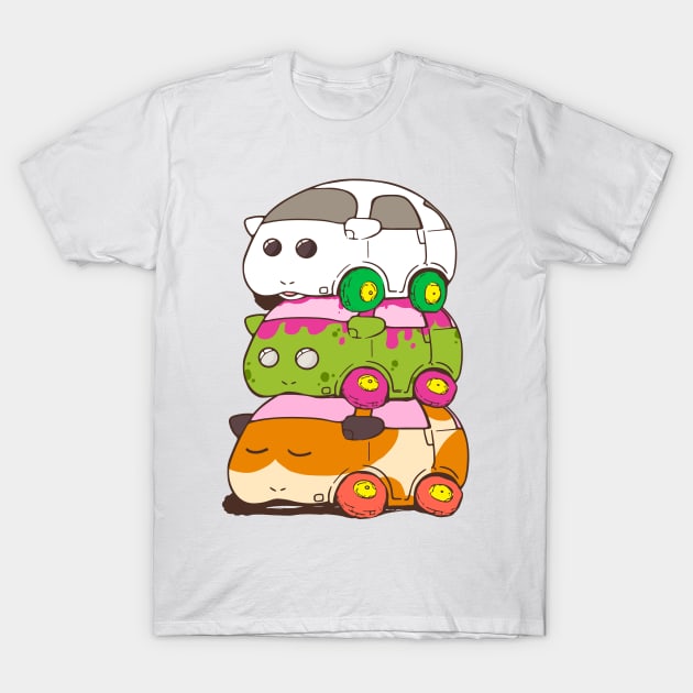 Pui Mol Car_Stack T-Shirt by Petites Choses